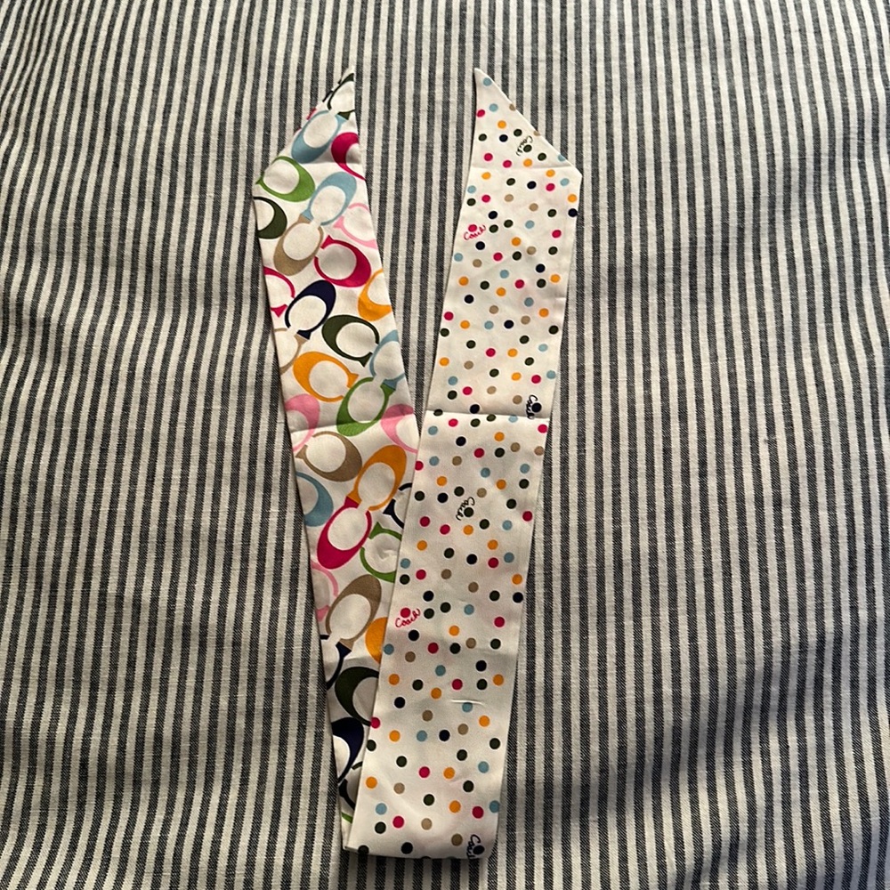 Coach purse tie